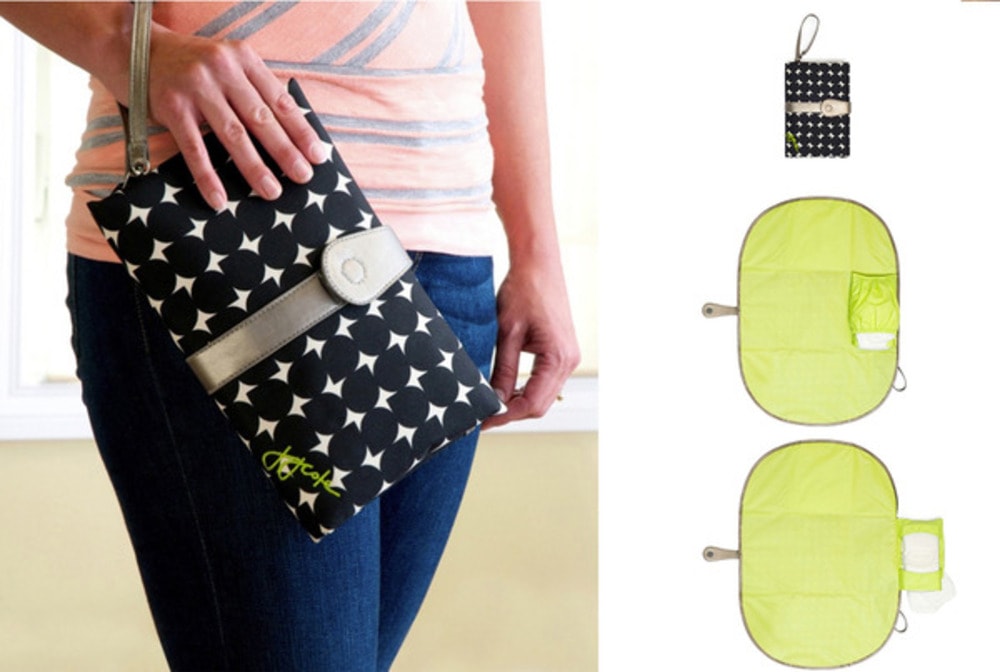 JJ Cole Baby Nappy//Diaper Changing//Change Clutch//Mat//Foldable Pad//Handbag//Wallet