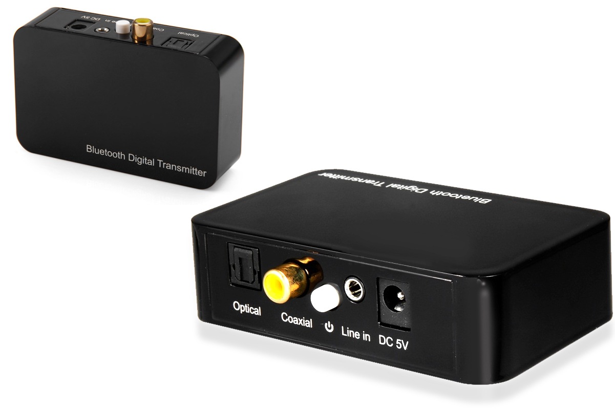 Bluetooth Headphones Transmitter Sender Aux 3.5mm/Optical Toslink Audio