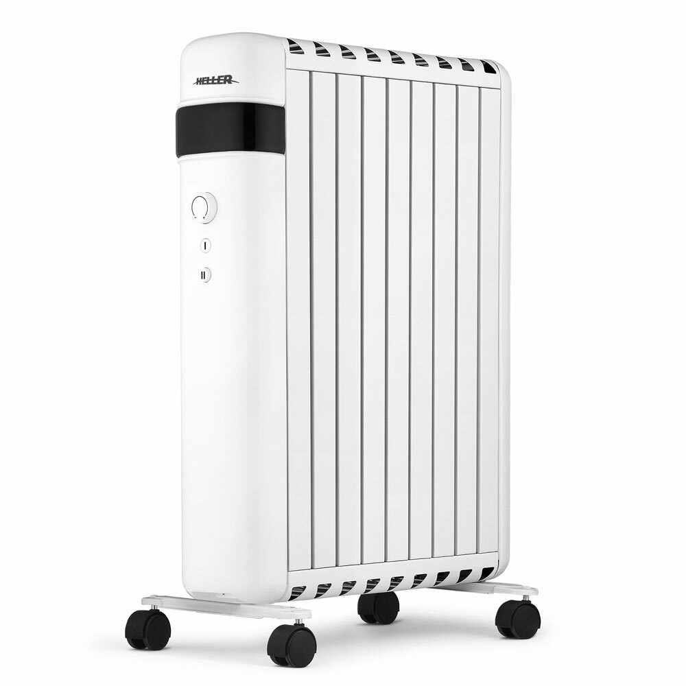 Heller 2000W Oil Free Electric Column Heater w/Heating Thermostat Control White Buy Electric
