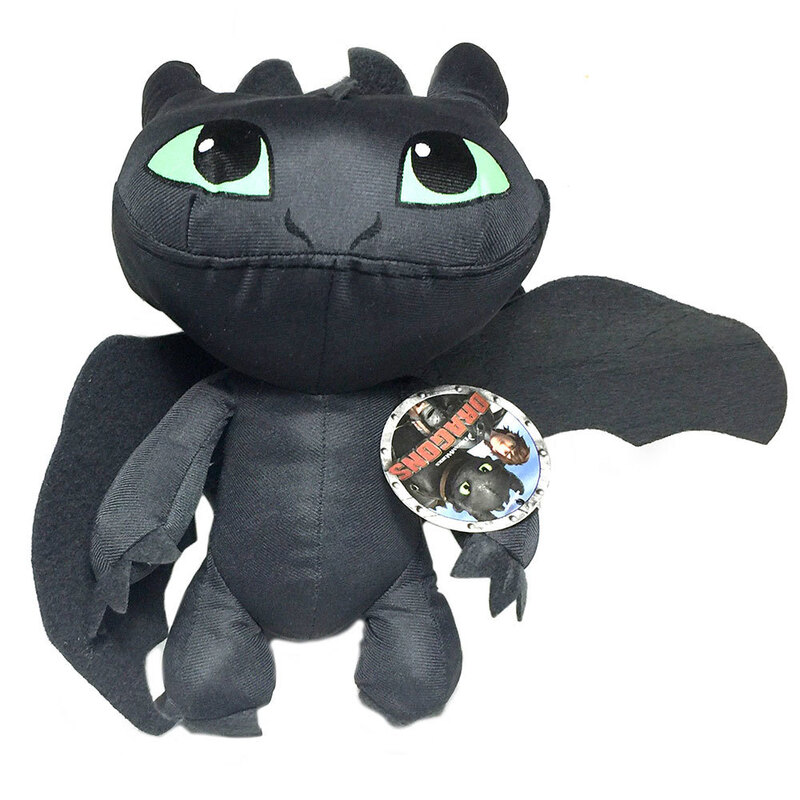 toothless fluffy toy