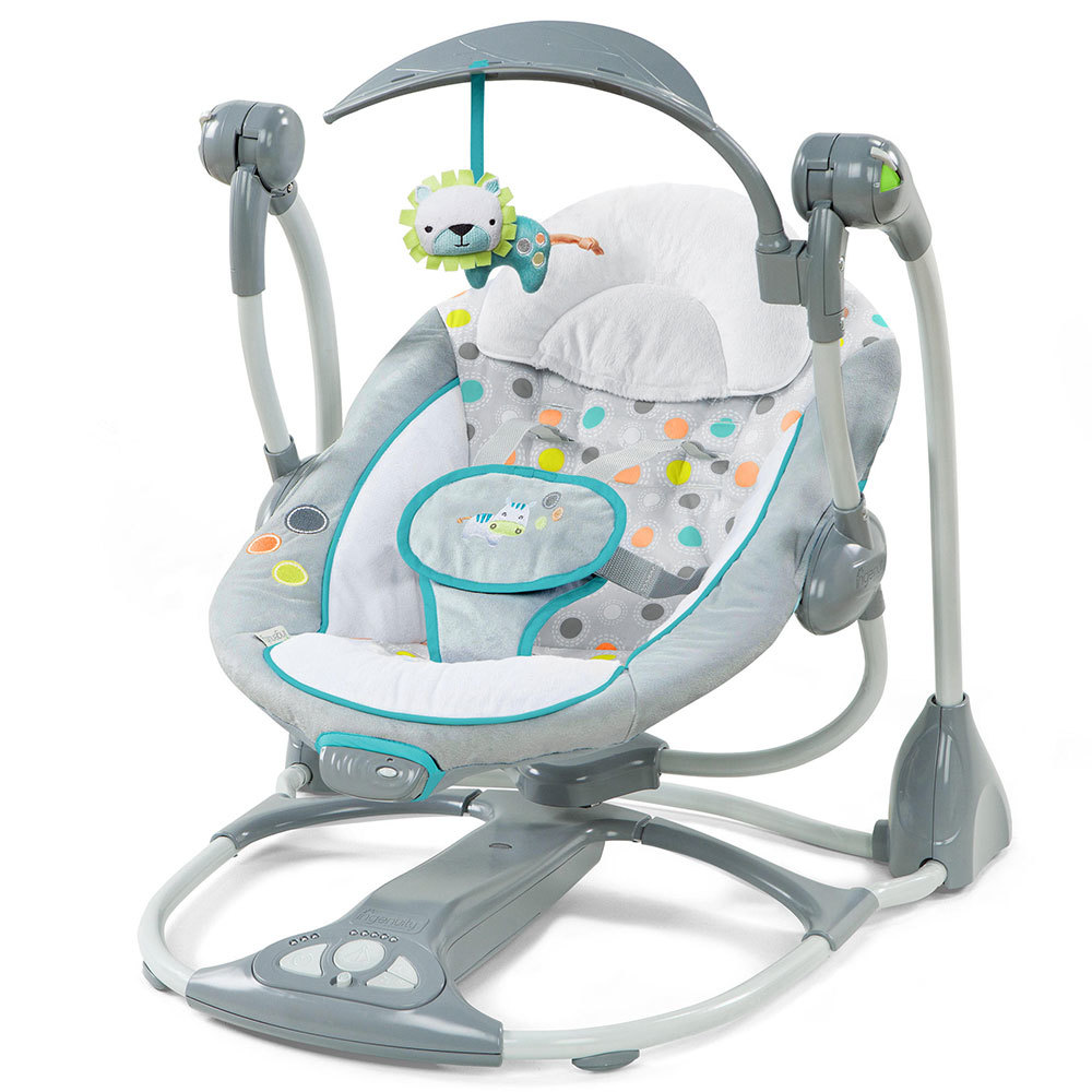 Ingenuity ConvertMe 2 in 1 Swing to Seat Foldable/Portable Baby/Infant ...