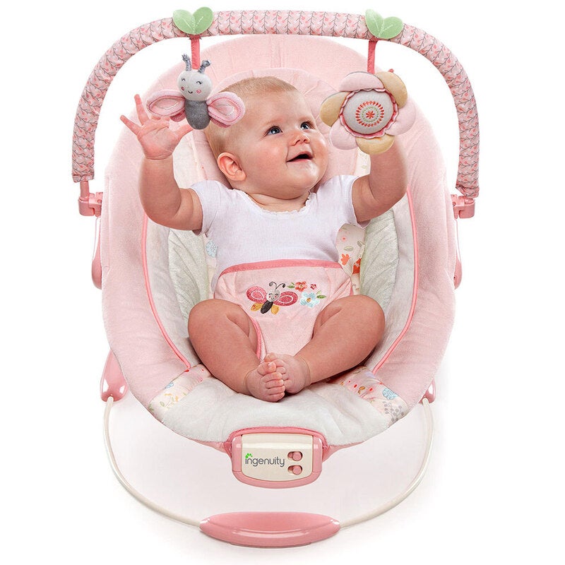 ingenuity baby bouncer pink