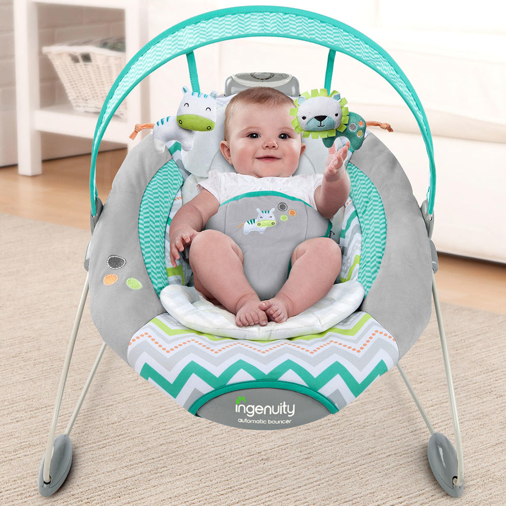 Ingenuity SmartBounce Automatic Bouncer/Rocker w Timer for Baby/Infant Ridgedale Buy Baby