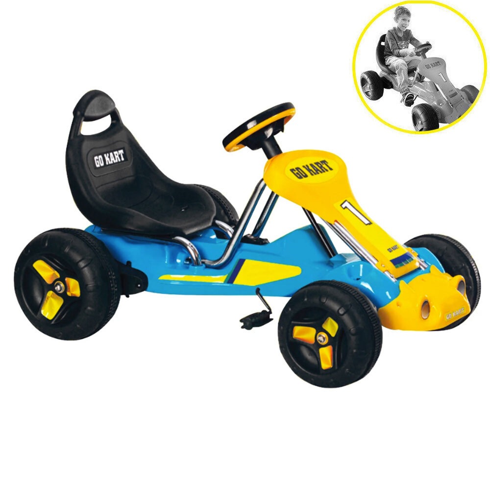 Kids Ride On Pedal Powered Go Kart Children Toy Bike/Car/Racing Buggy Blue Buy Pedal Go Karts
