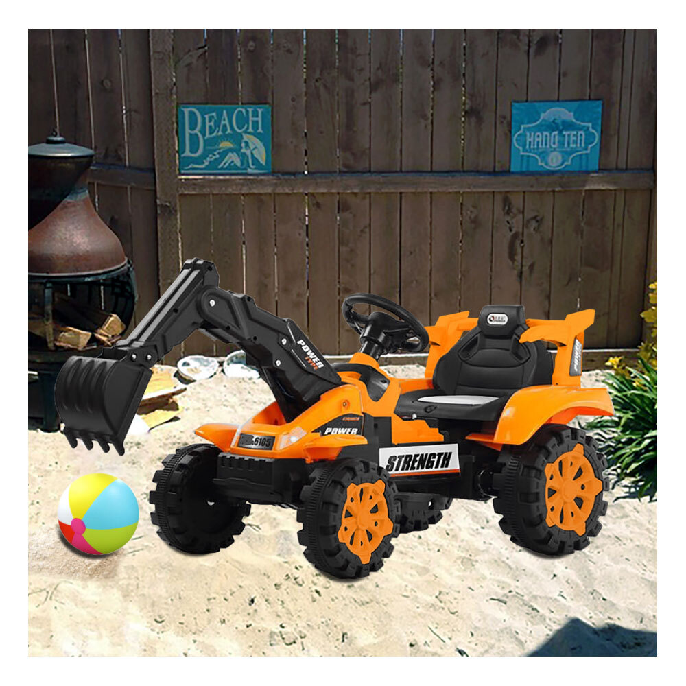 Lenoxx 6V Electric Ride On Outdoor Excavator Tractor/Toy/Kids/Digger