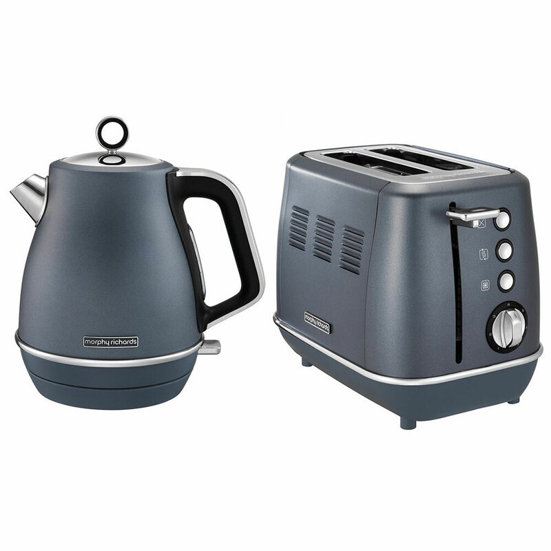 Morphy Richards Evoke Stainless Steel 2 Slice Toaster & 1.5L Jug Kettle