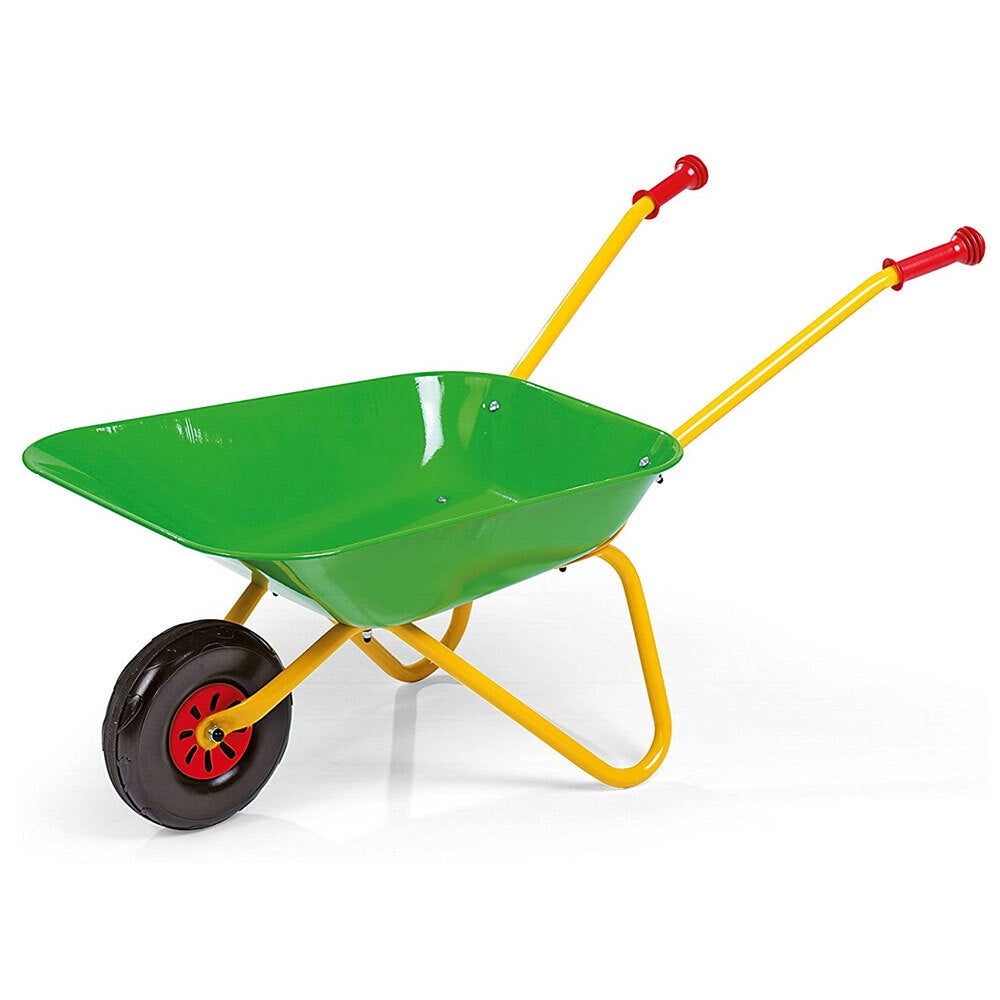 Rolly Metal Wheel Barrow Outdoor Garden Wheelbarrow Kids/Children 3y ...