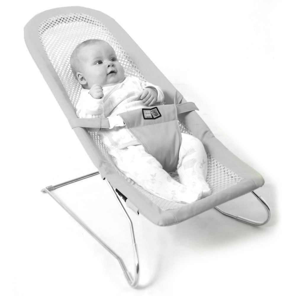 black baby bouncer chair