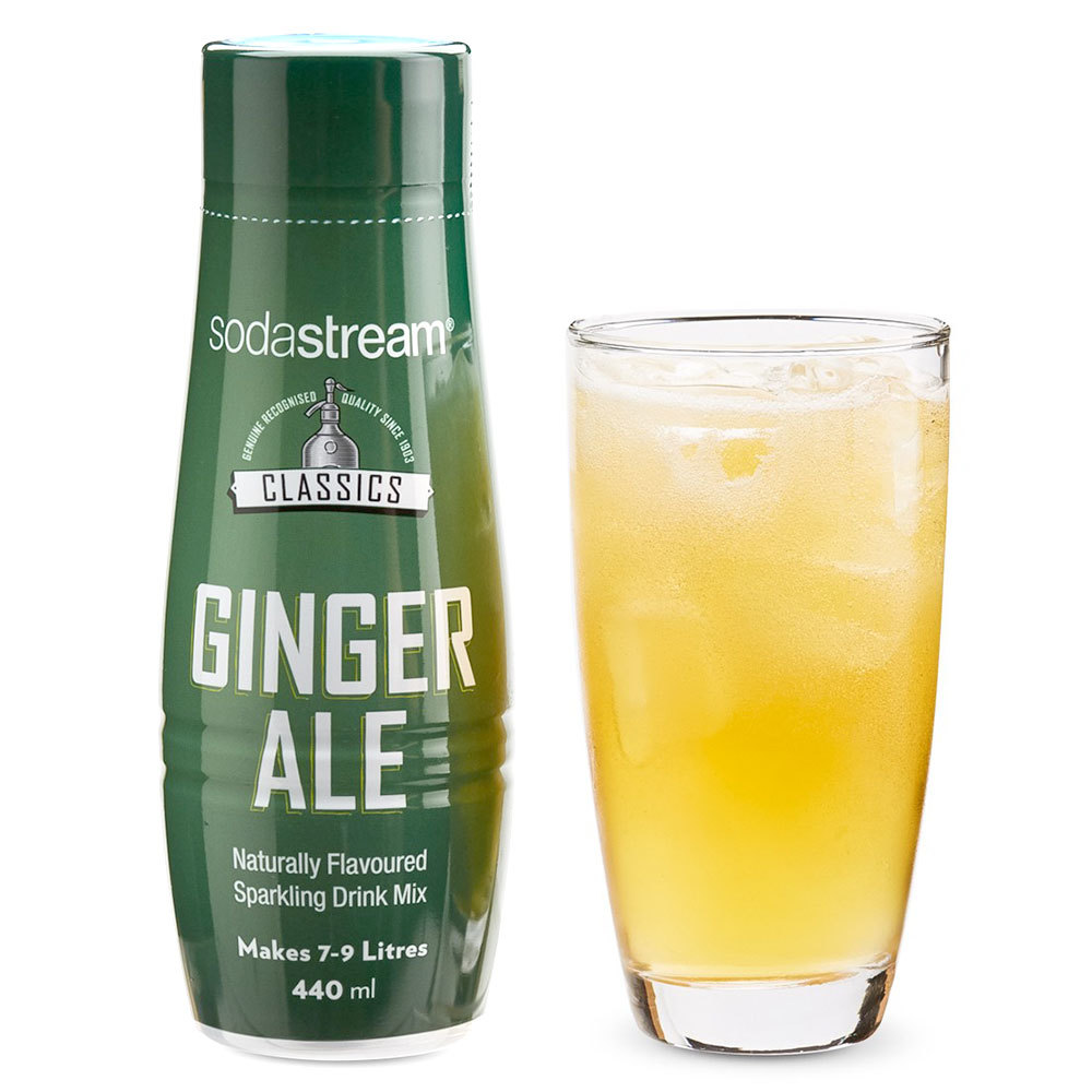 SodaStream Classics Ginger Ale 440ml/Sparkling Soda Water Syrup Drink