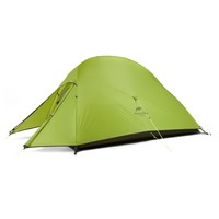 Cloud Up 2 - 1.4kg Ultralight Hiking Tent - Mustard Green Upgraded