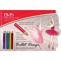 Ballet Design Folio With Pencils & Adhesive Appliques