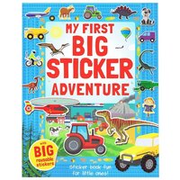 My First Big Sticker Adventure Book with Big Reusable Stickers