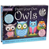 Paint Your Own Owls Activity Station