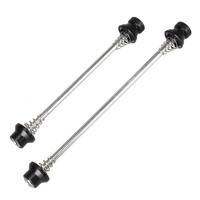 F+R Bike Bicycle Wheel Hub Non Quick Release Lock Skewers Set 5mm