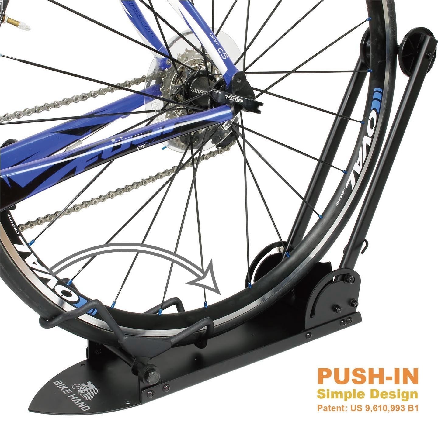 floor mounted bike rack