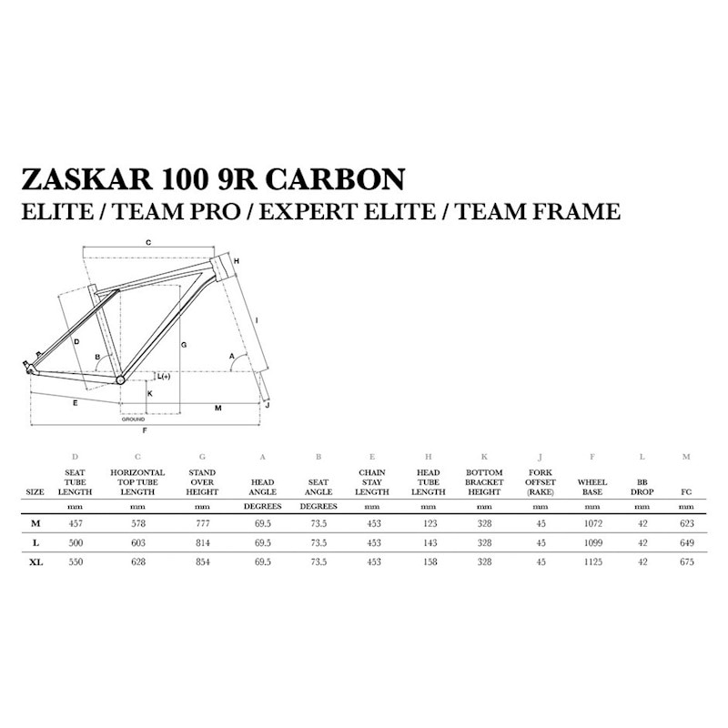 Gt Zaskar 9r Sport Alloy Mountain Bike Bicycle Cycling Frame Black White Xl 29 Cycling Sporting Goods