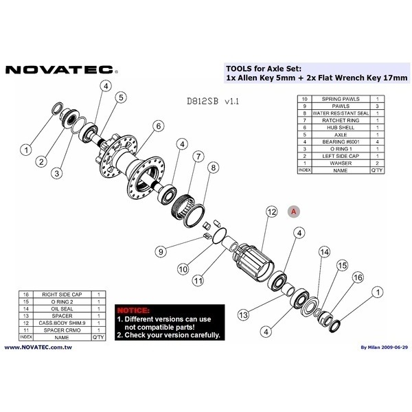 novatec bike parts