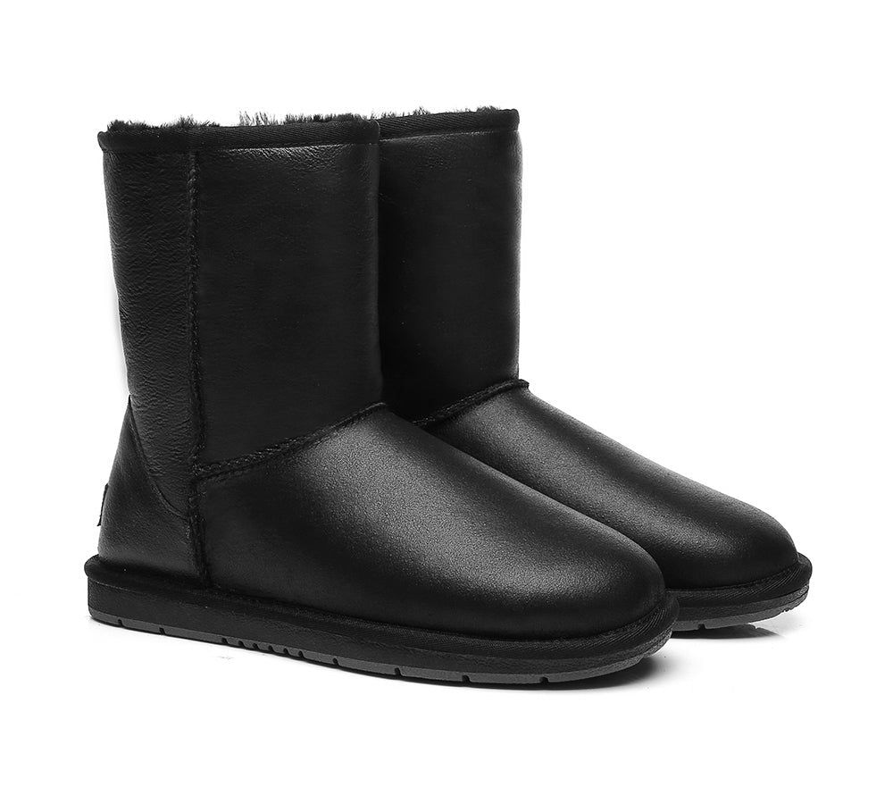 black sheepskin ugg boots