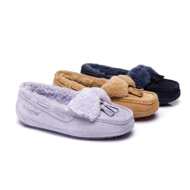 purple ugg moccasins