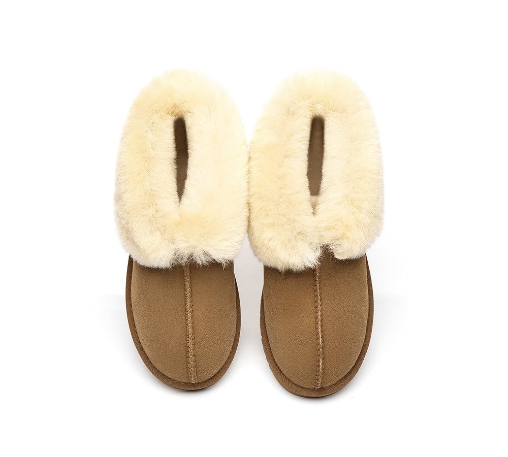 UGG Slippers, Australia Premium Double Face Sheepskin,Unisex Mallow