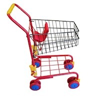 Kids Shopping Trolley Red