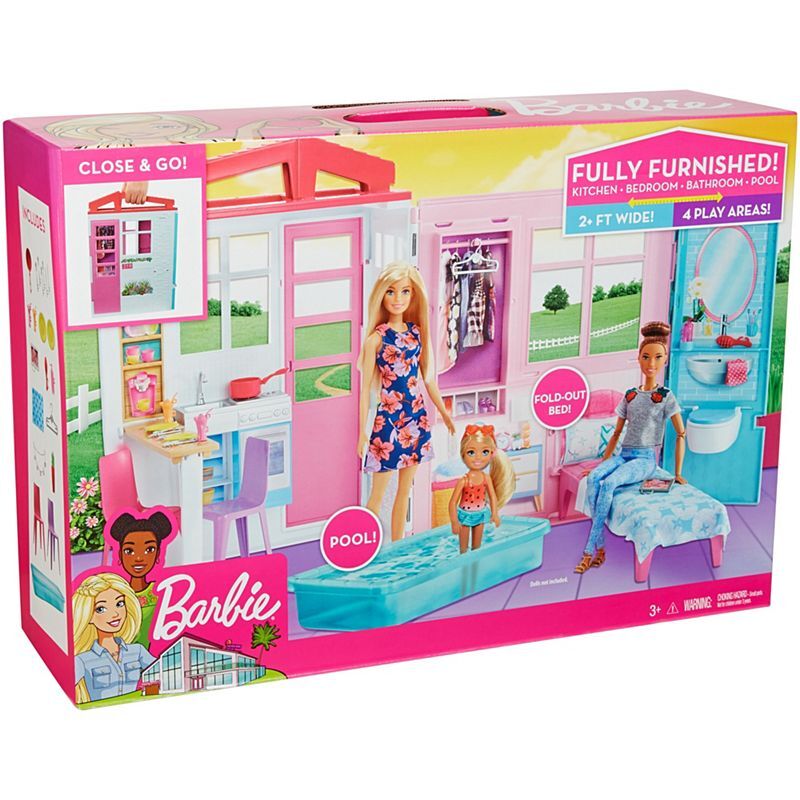 barbie fully furnished close & go house