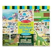 Melissa & Doug - Reusable Sticker Pad - Habitats