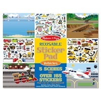 Melissa & Doug - Reusable Stickers - Vehicles