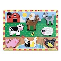 Melissa & Doug - Farm Animals Chunky Puzzle - 8pc