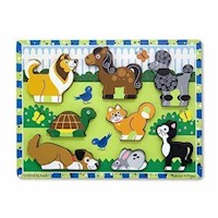 Melissa & Doug - Pets Chunky Puzzle - 8pc