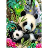 Ravensburger - Cuddling Panda Puzzle - 300pc