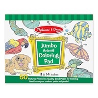 Melissa & Doug - Jumbo Colouring Pad Animals