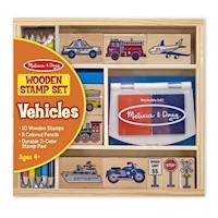 Melissa & Doug - Vehicle Stamp Set