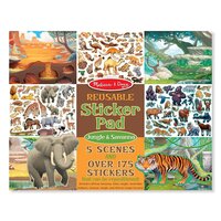 Melissa & Doug - Reusable Sticker Pad - Jungle & Savannah