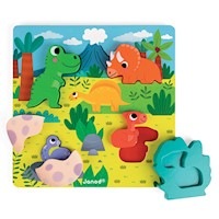 Janod - Hide & Seek Dino Puzzle
