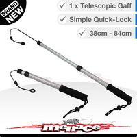 Telescopic Fishing Gaff - Twist-Lock Retractable Stainless Steel Hook [round]