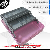 Panaro Premium Tackle Box - Two Trays - Pink