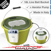 18L Live Bait Bucket with Aerator Pump
