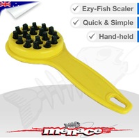 Hand-Held No-Rust Fish Scaler (Yellow)