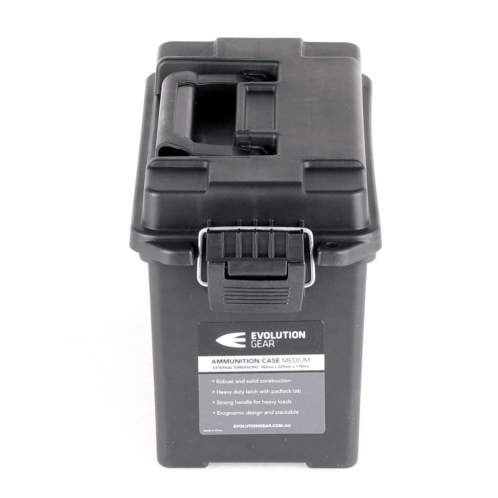 1 x Medium & 1 x Small Ammunition Case Weatherproof Ammo Box / Dry Box