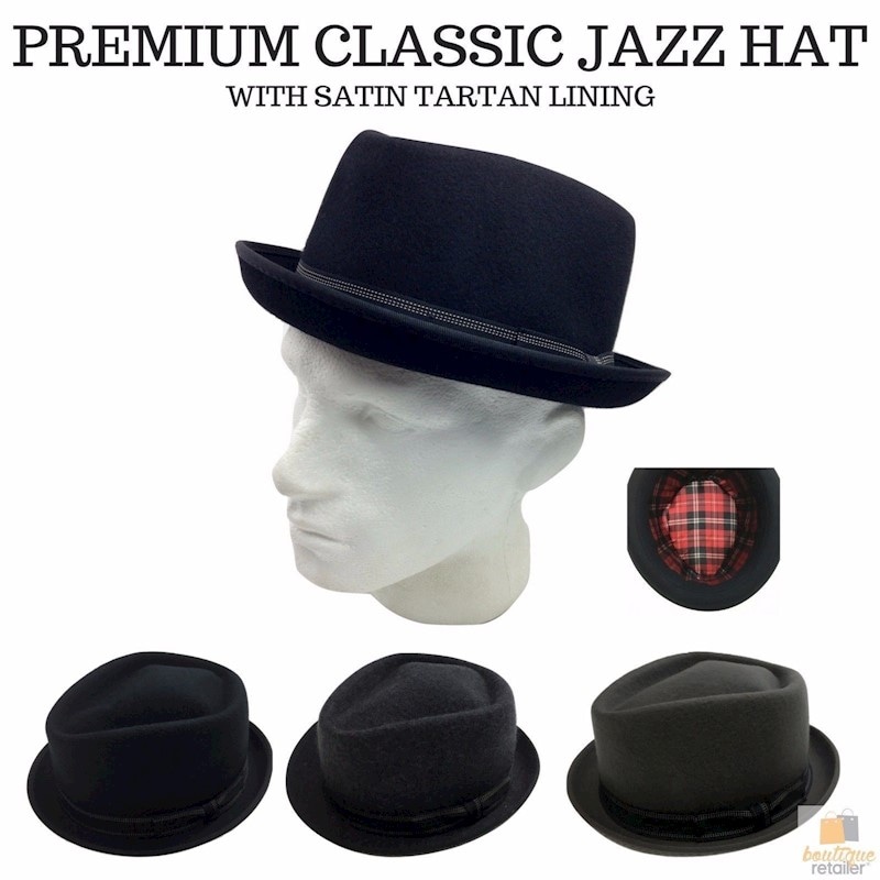 pork pie hat wool