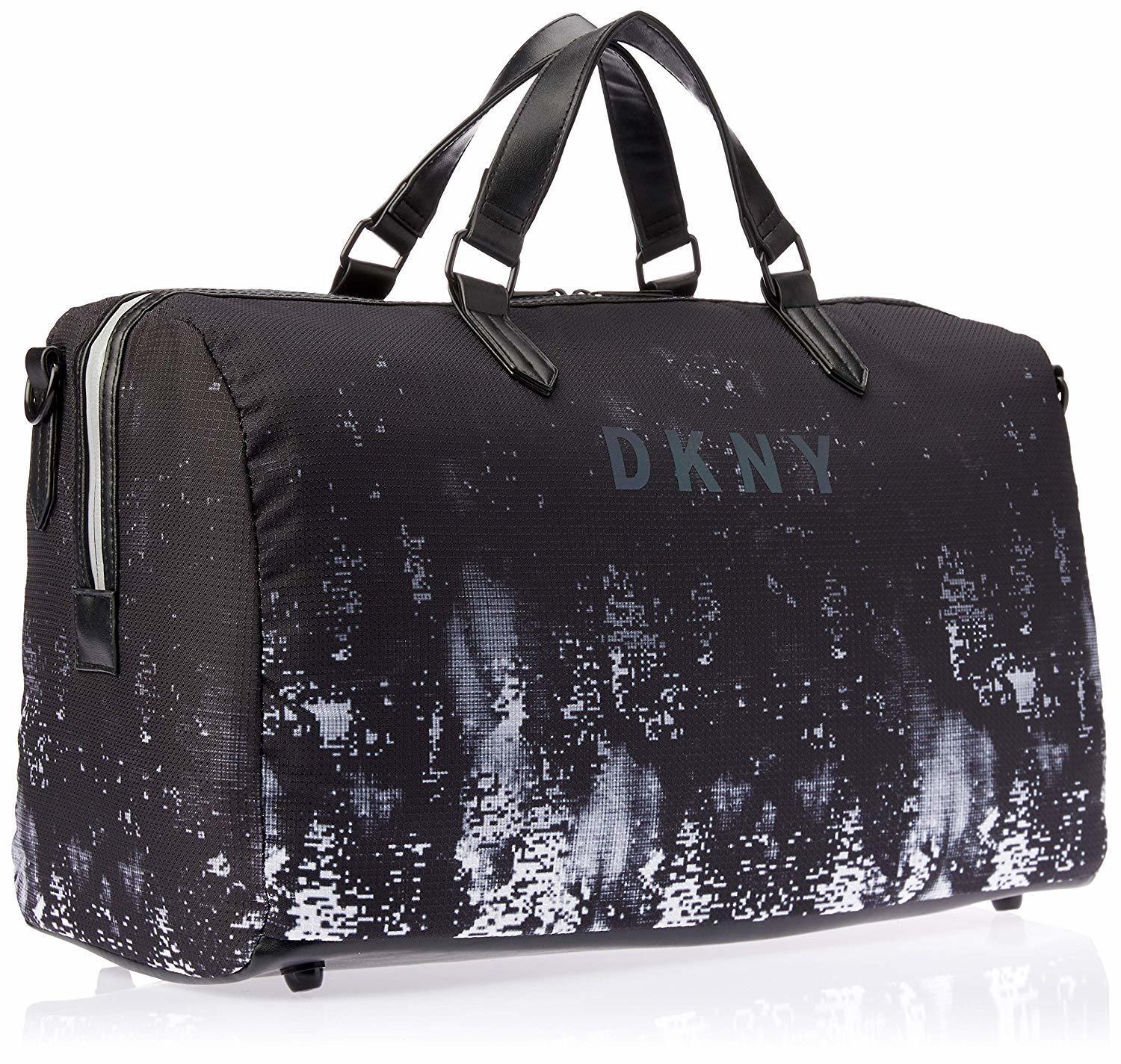 dkny side bag black