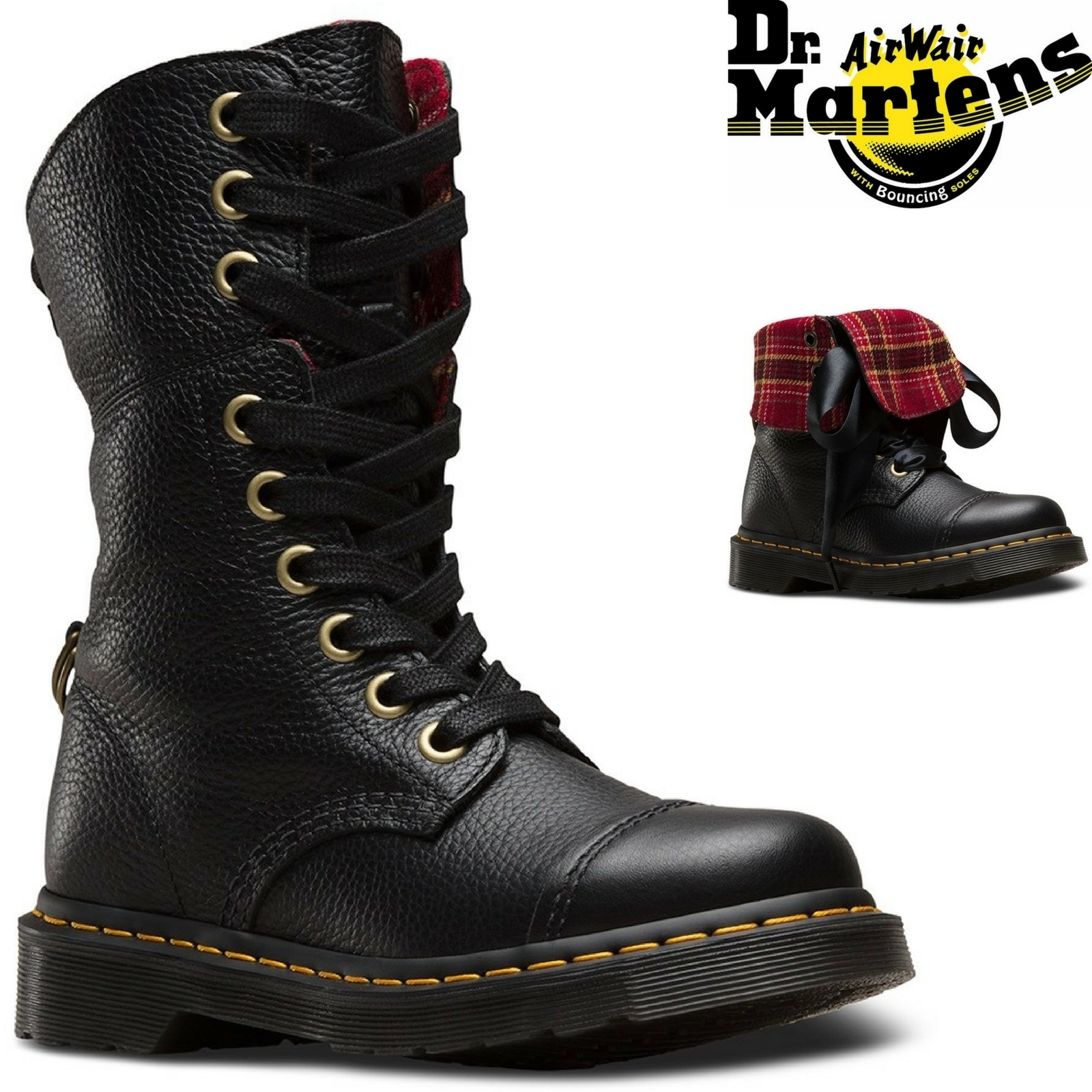 dr martens aimilita tartan