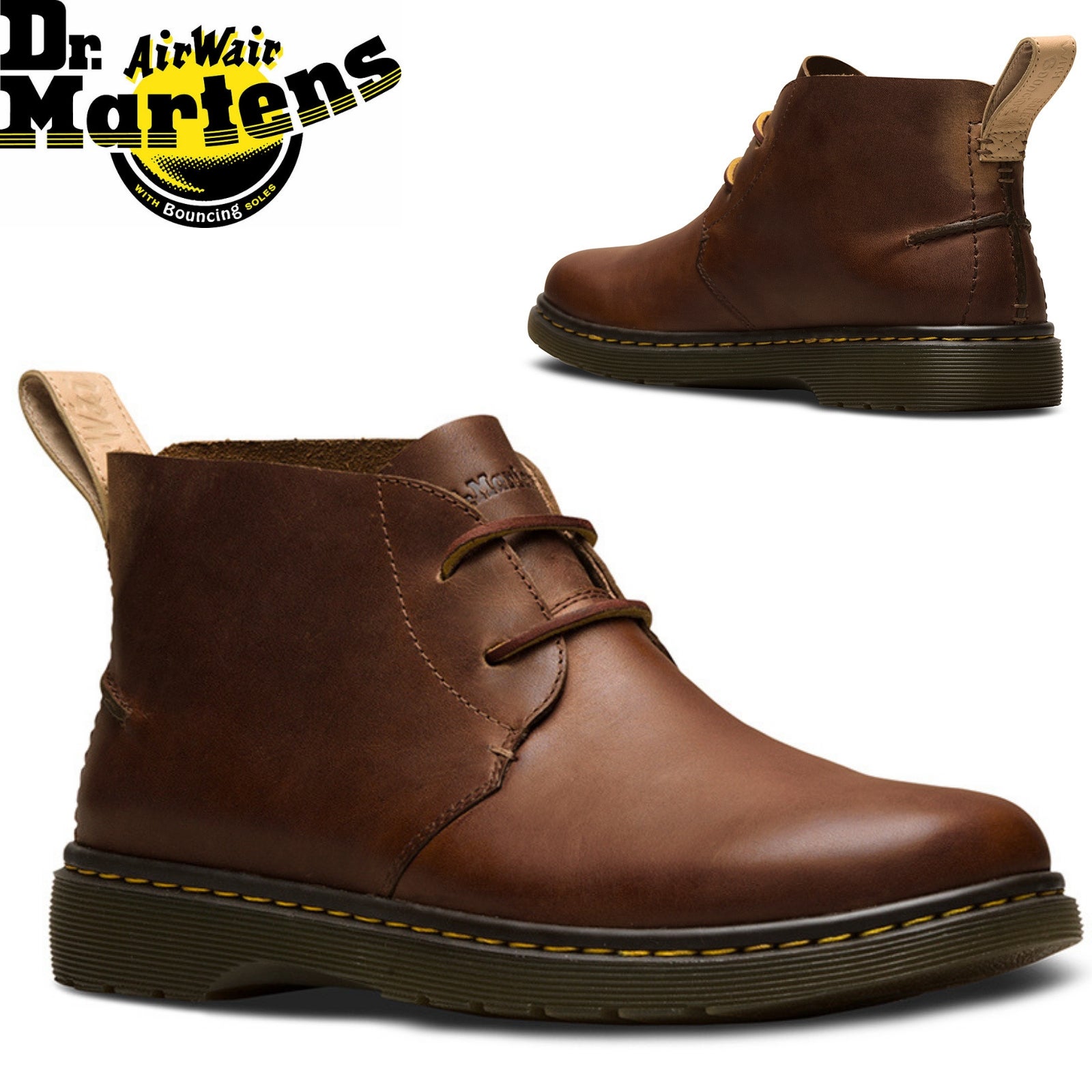 Dr Martens Ember Chukka 2 Eyelet Leather Boots Ankle Shoes Tan Buy Mens Boots 689919 9806