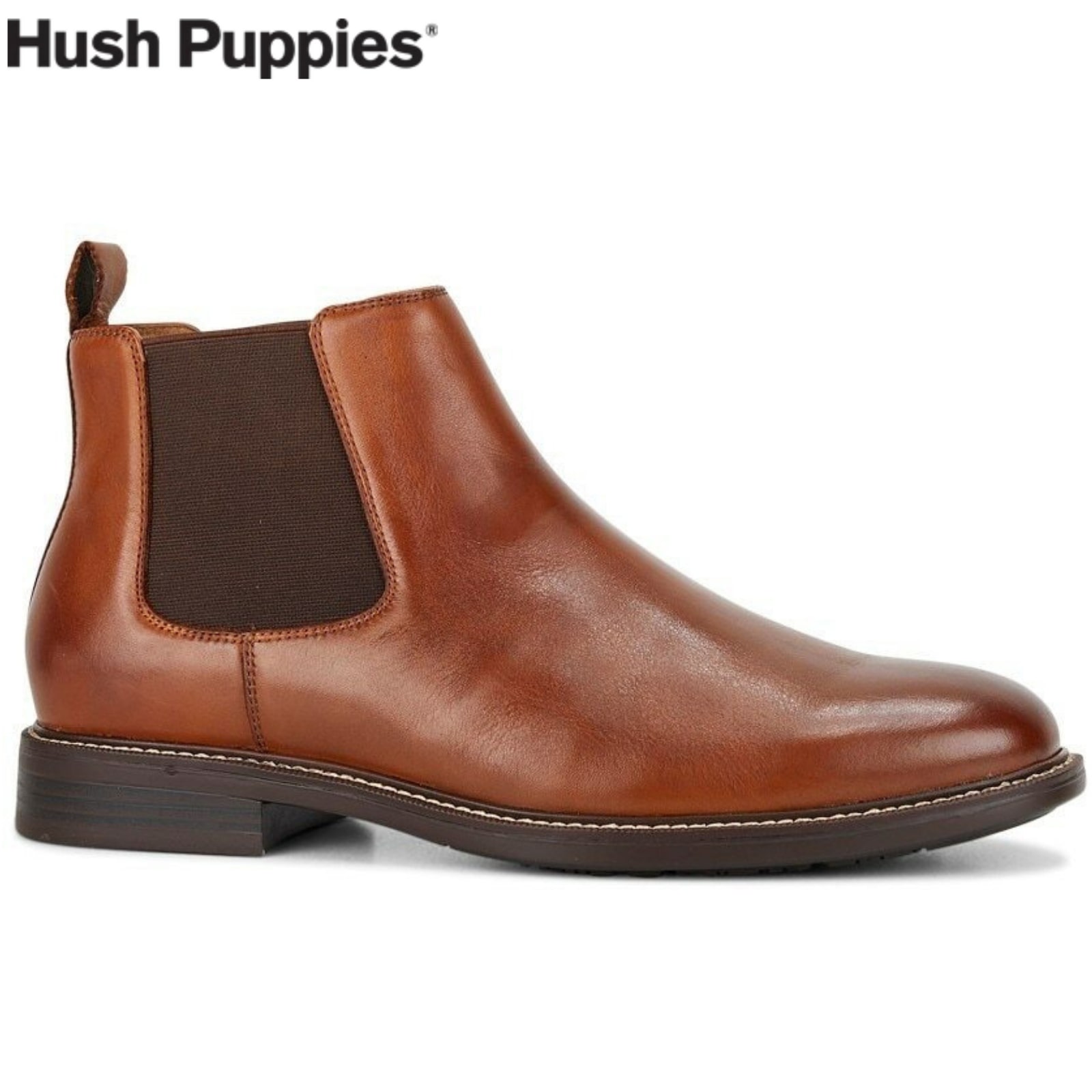 JULIUS MARLOW SPEED BOOTS Leather Work Mid Tan Light Brown Men/'s Slip On $189.95