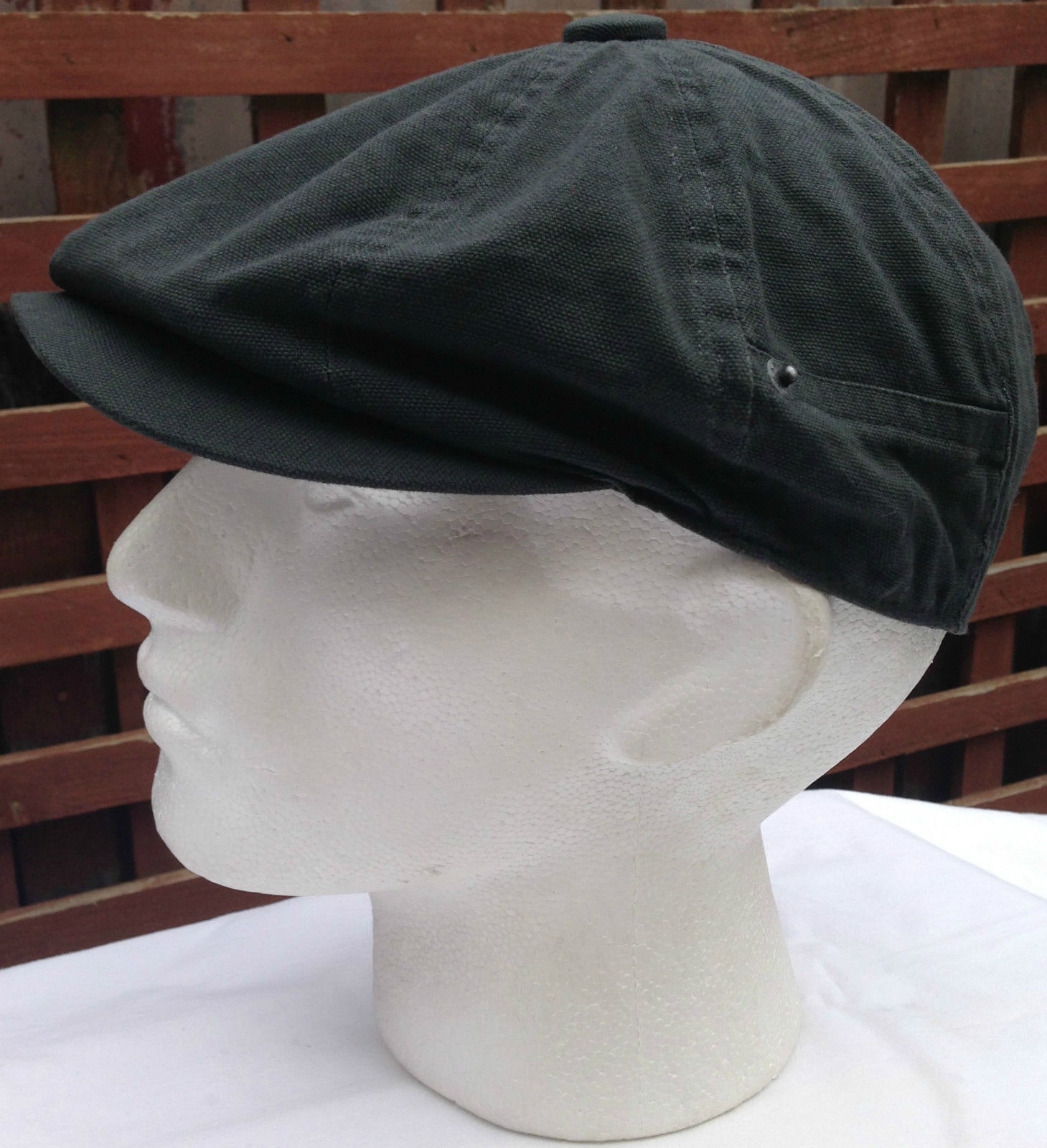 kangol canvas ripley newsboy cap