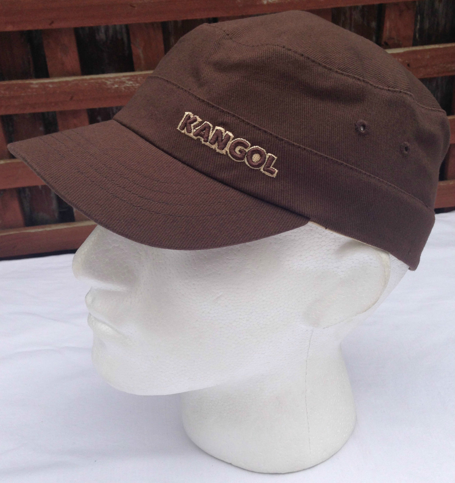 cotton twill army cap kangol