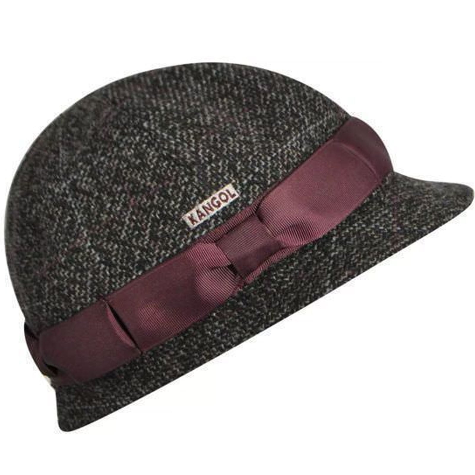 tweed cloche hat