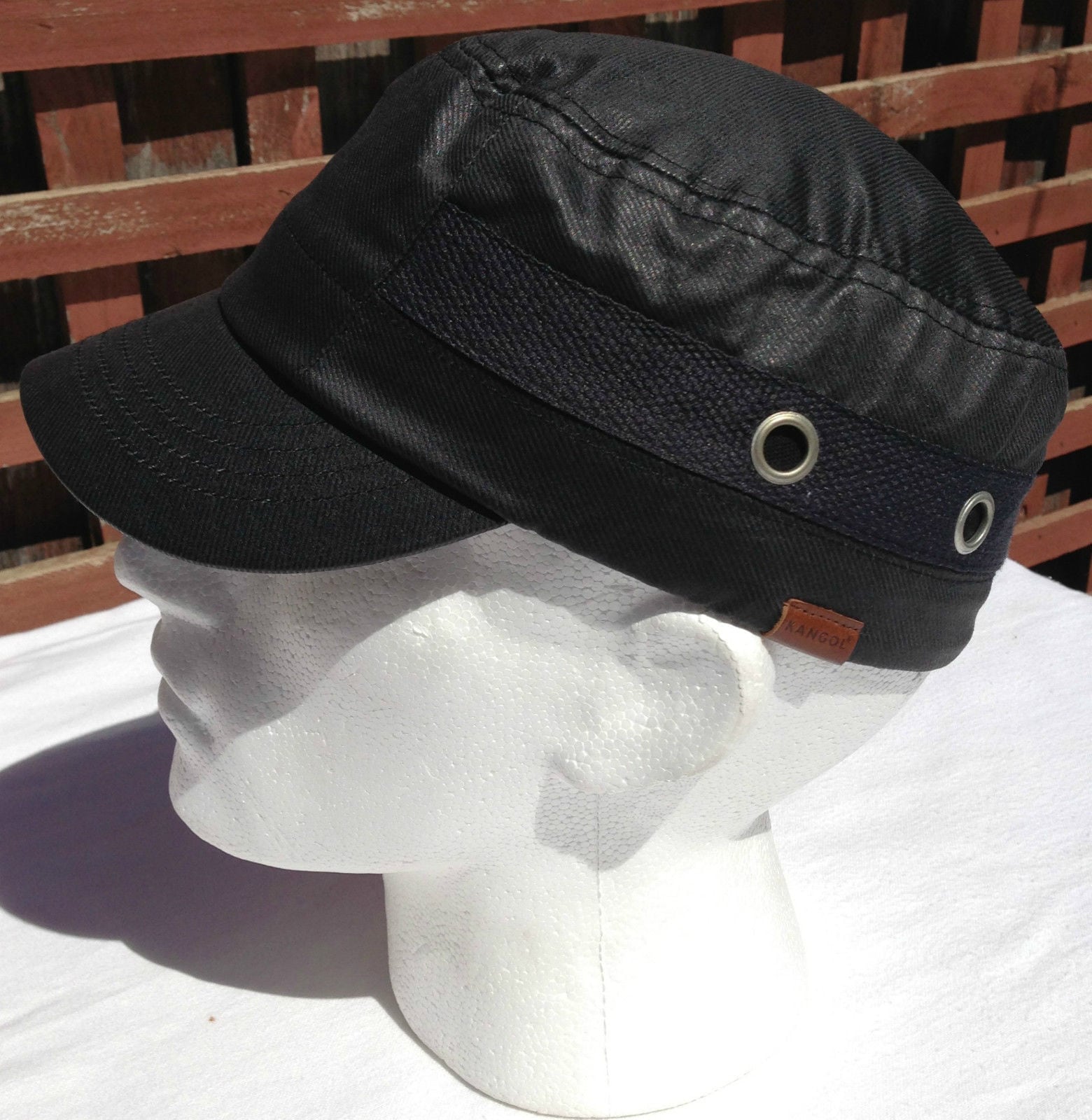 KANGOL Military Rain Army Cap K0777FA Mens Baseball Cadet Flat Top Hat
