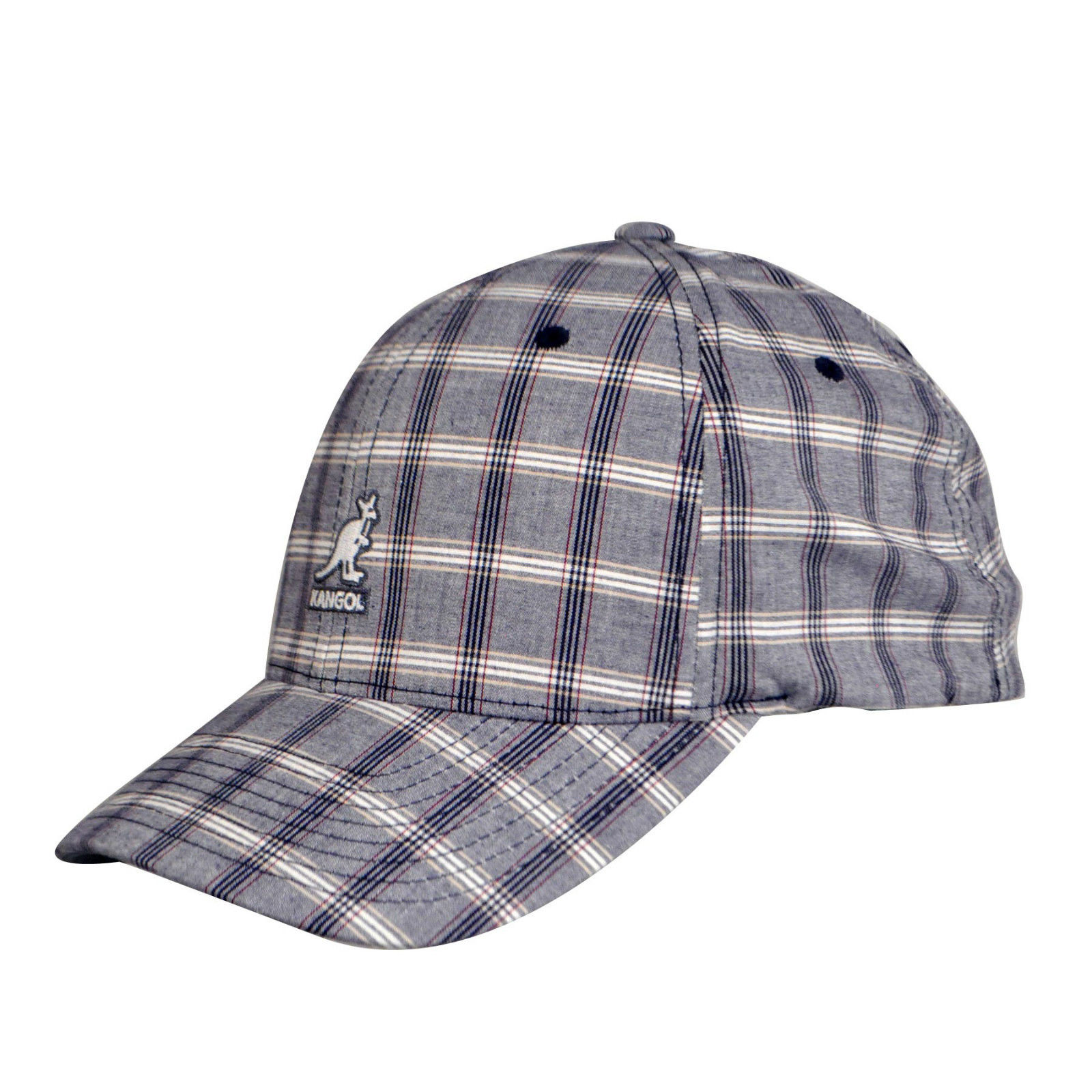 kangol plaid baseball cap